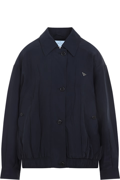 Prada لـ Kids Prada Silk Jacket