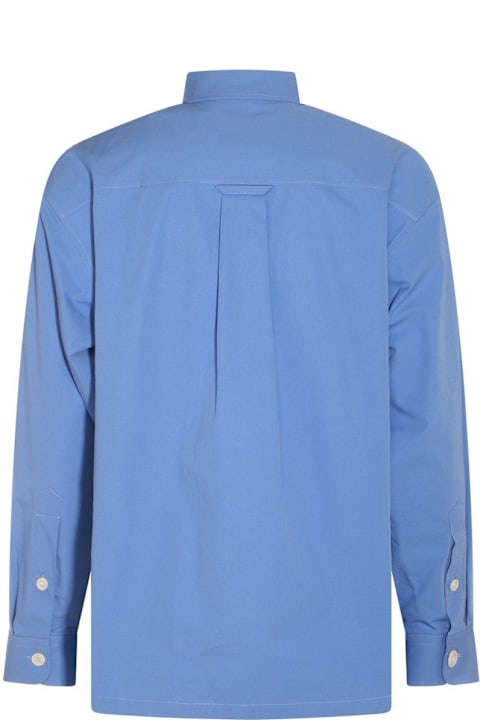Homeware Gucci Logo Embroidered Long-sleeve Shirt