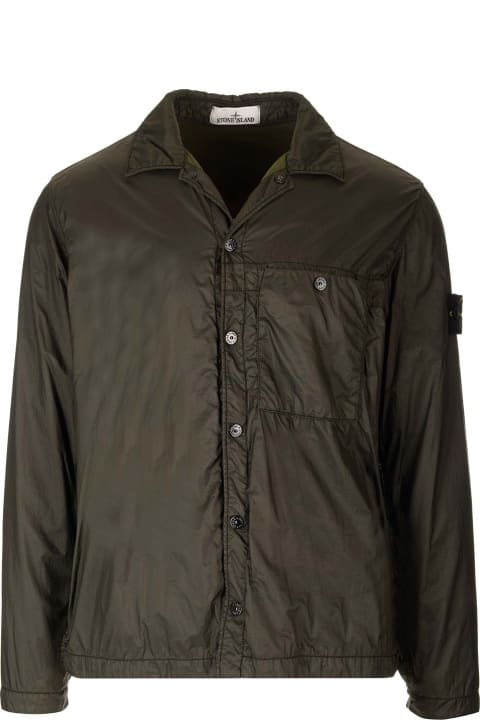 Coats & Jackets for Men Stone Island Technical Fabric Overshirt
