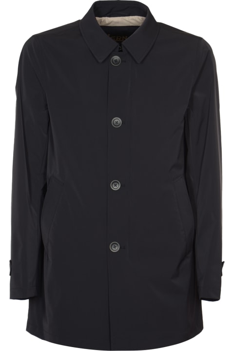 Herno for Men Herno Single-breasted Long-sleeved Trench