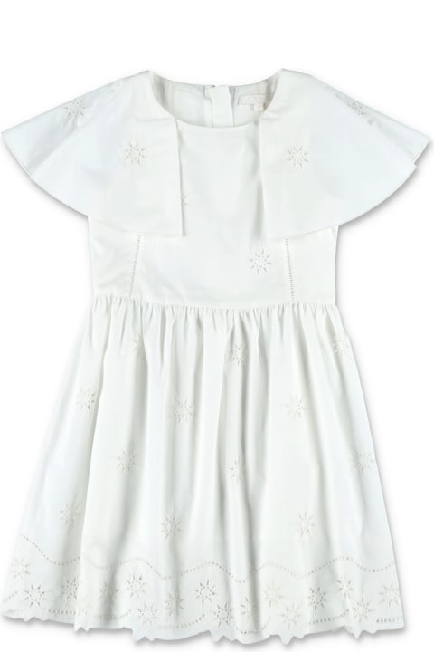 ガールズ Chloéのワンピース＆ドレス Chloé Embroidered Dress