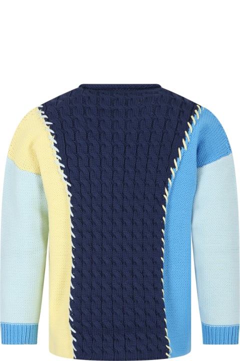 ボーイズ Palm Angelsのニットウェア＆スウェットシャツ Palm Angels Multicolor Sweater For Boy With Logo