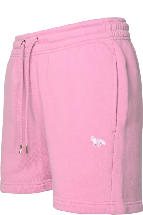 Maison Kitsuné for Women Maison Kitsuné Pink Cotton Shorts