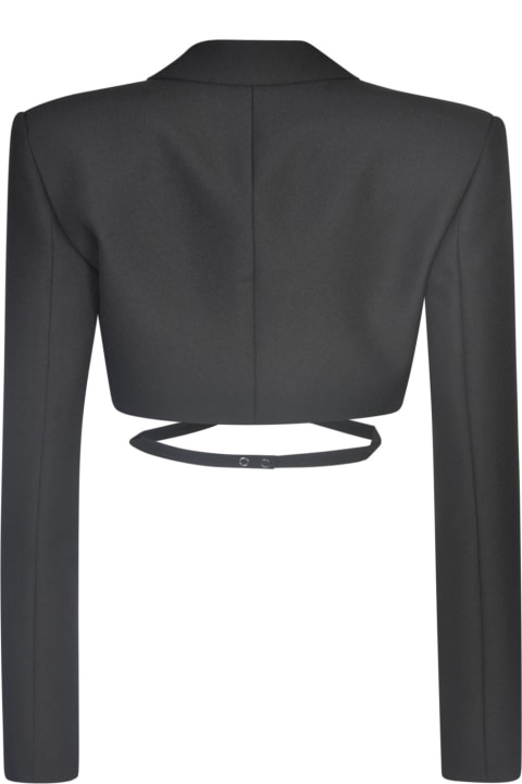 Philosophy di Lorenzo Serafini for Women Philosophy di Lorenzo Serafini Belted Waist Cropped Blazer