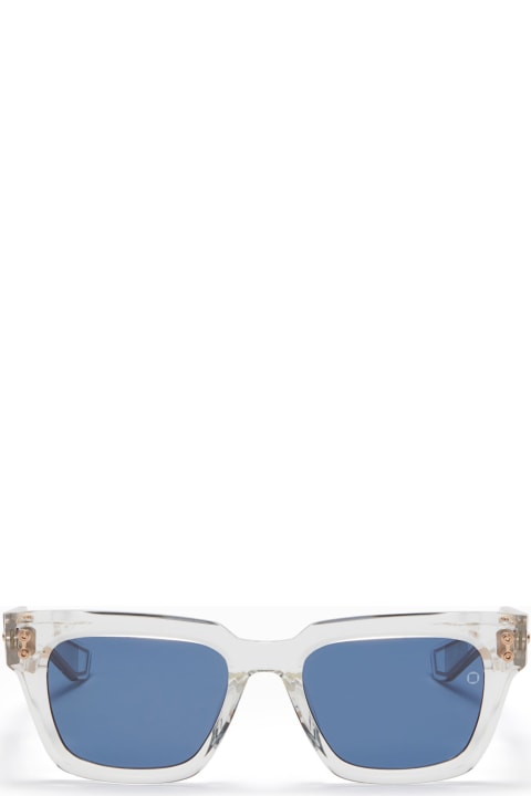 Homeware Akoni Pyxis - Crystal Clear / White Gold Sunglasses