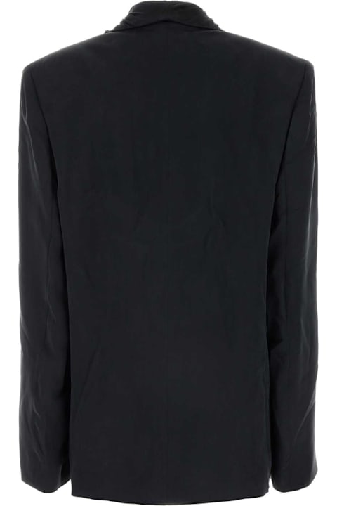 Y/Project معاطف وجواكت لـ السيدات Y/Project Charcoal Cupro Oversize Blazer