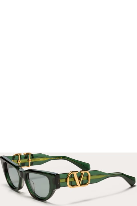 Due - Crystal Green / Gold Sunglasses