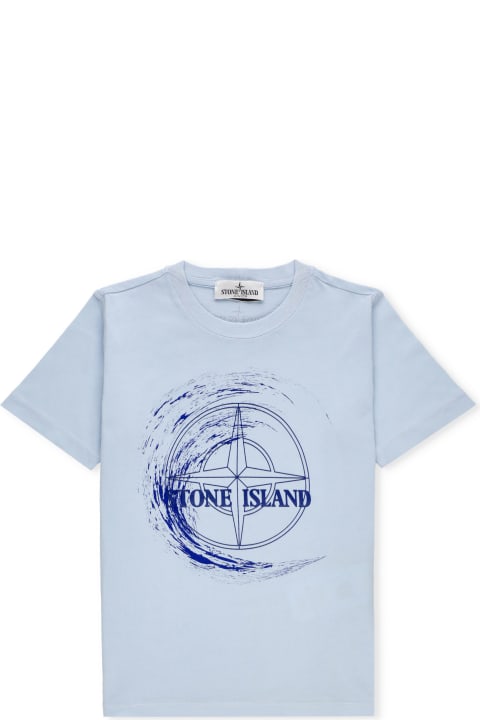 Stone Island Junior T-Shirts & Polo Shirts for Boys Stone Island Junior Cotton T-shirt