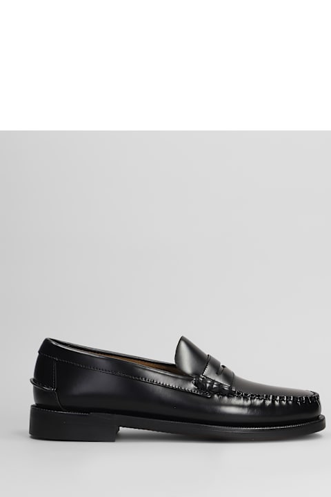 Sebago Shoes for Men Sebago Classic Dan Loafers In Black Leather