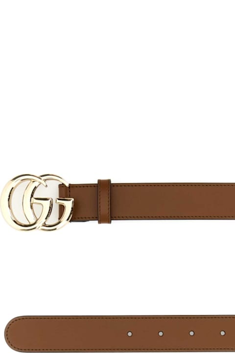 Gucci Caramel Leather Belt