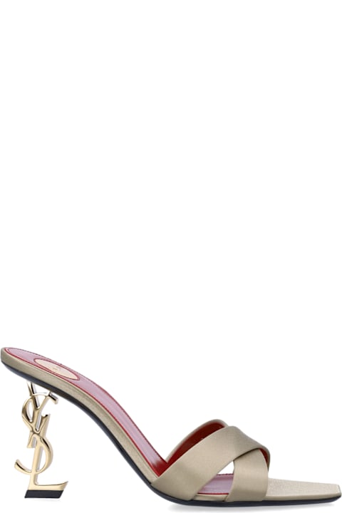 Saint Laurent Contrast Sole Opyum Mules