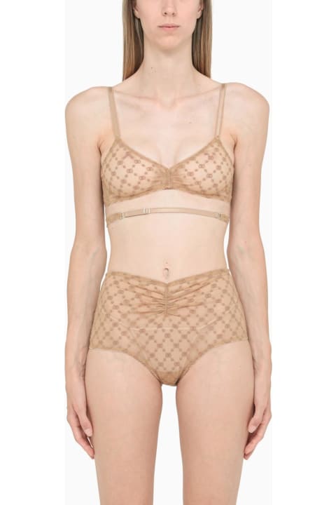 Clothing for Women Gucci Nude Lingerie Set