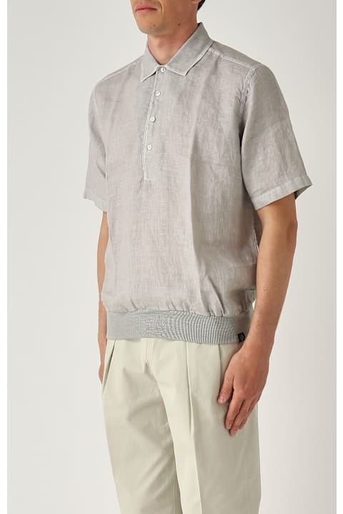 Gran Sasso Clothing for Men Gran Sasso Polo M/c 4 Bottoni Con Balza Polo