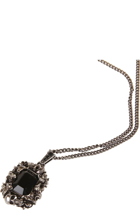 Alexander McQueen Necklaces for Men Alexander McQueen Ivy Skull Necklace