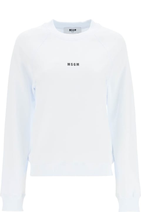 Fashion for Women MSGM Mini Logo Cotton Sweatshirt