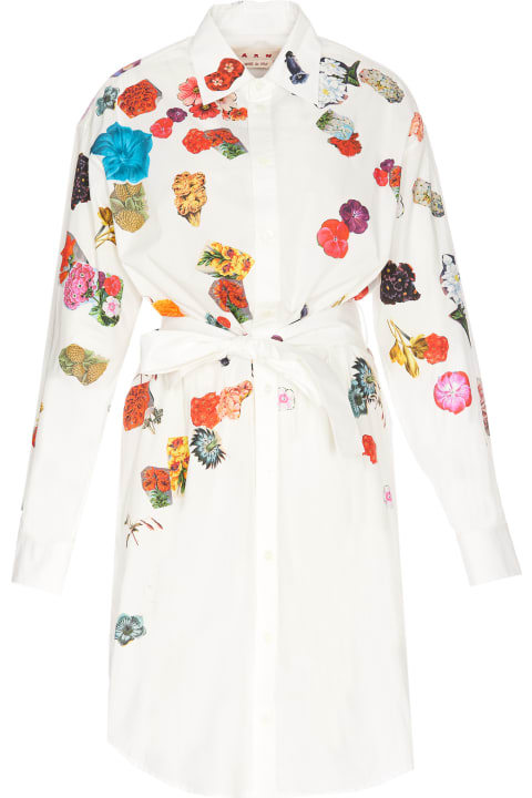 ウィメンズ Marniのワンピース＆ドレス Marni Floral Print Dress