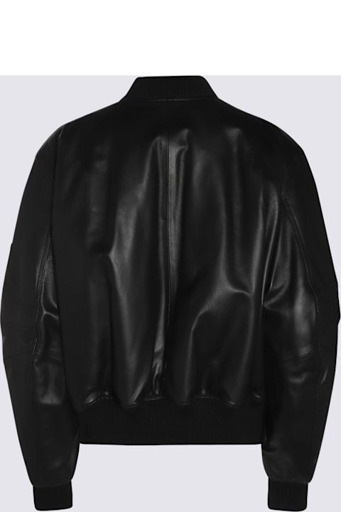 أدوات منزلية The Attico Black Leather Jacket