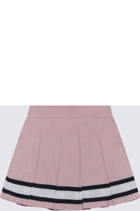 Bottoms for Girls Ralph Lauren Pink Cotton Pleated Skirt