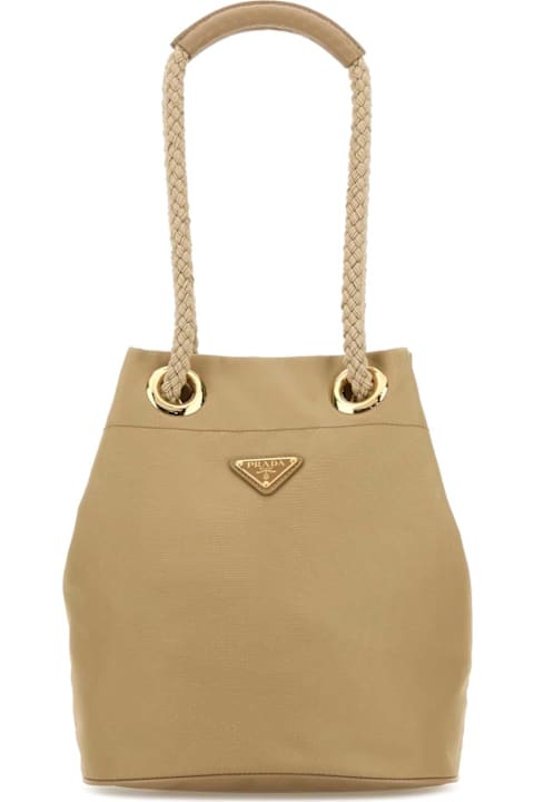 Homeware Prada Sand Re-nylon Prada Mariner Bucket Bag