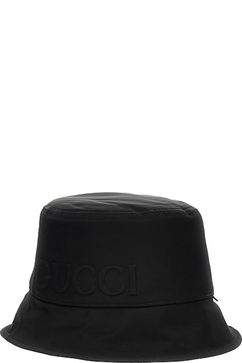 Hats for Women Gucci Logo Bucket Hat