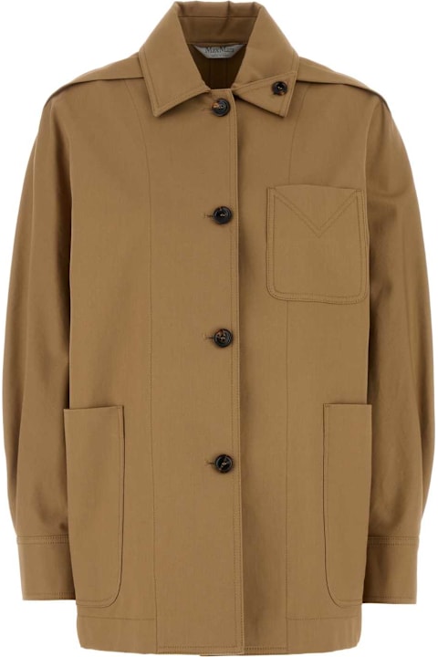 Coats & Jackets for Women Max Mara Camel Cotton Moneta Jacket