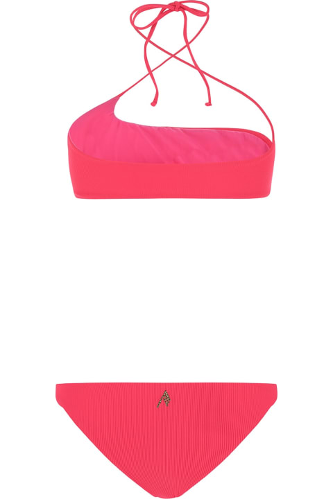 The Attico for Women The Attico Fuchsia Stretch Nylon Bikini