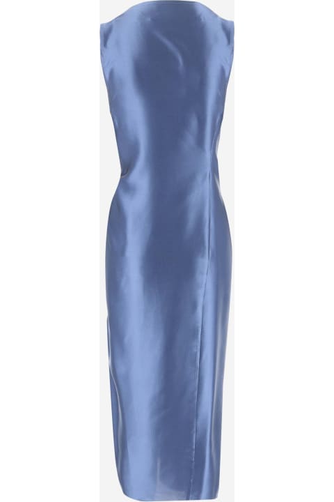Stephan Janson Clothing for Women Stephan Janson Draped Silk Dress