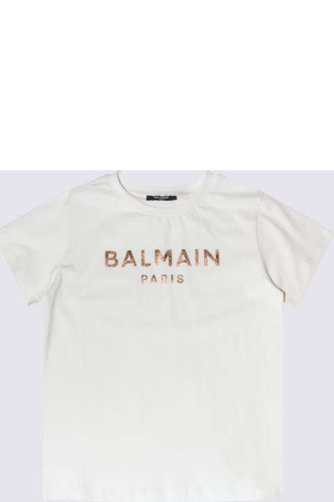 Fashion for Women Balmain Ivory Cotton T-shirt