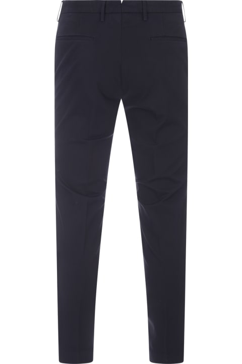 Incotex Pants for Men Incotex Night Blue Tight Fit Trousers