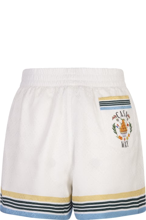 Casablanca Pants & Shorts for Women Casablanca Casa Way Silk Shorts