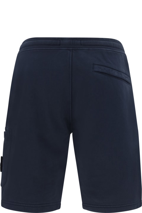 Stone Island Pants for Men Stone Island Cotton Bermuda Shorts