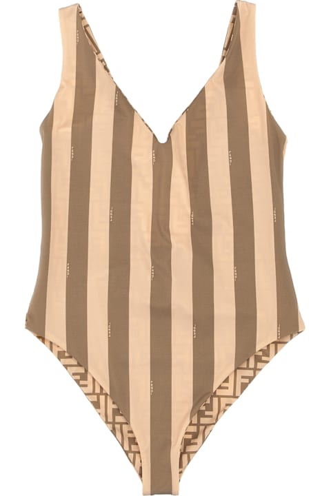 Swimwear for Women Fendi Reversible One-piece Swimsuit