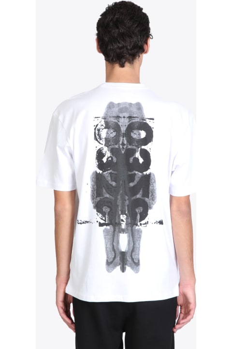 Rorschach S/s Tee White Cotton T-shirt With Rorschach Back Print - Rorschach S/s Tee