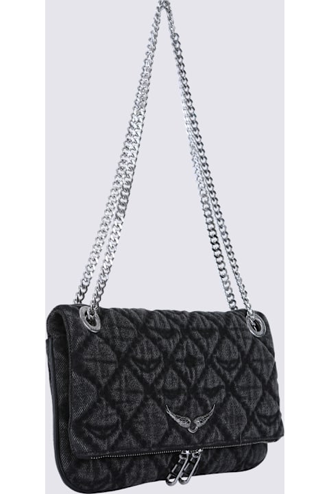 Zadig 
Voltaire Dark Grey Rock Ii Shoulder Bag