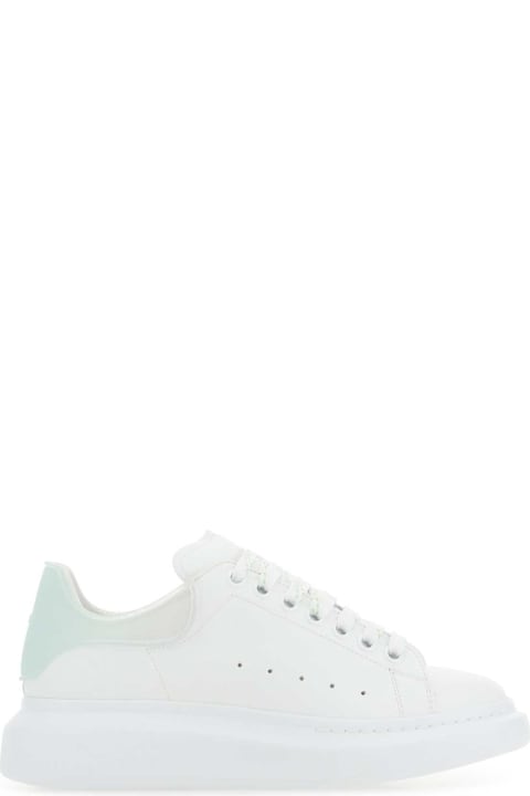 Shoes for Men Alexander McQueen White Leather Sneakers
