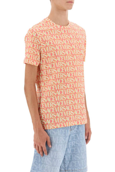 Versace Topwear for Men Versace Versace Allover T-shirt