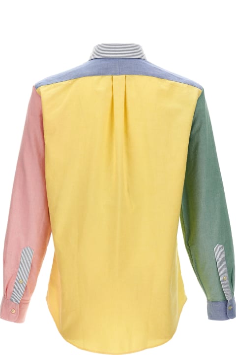 أدوات منزلية Ralph Lauren Patchwork Shirt With Logo Embroidery