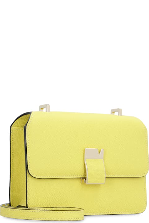 Valextra حقائب الكتف لـ السيدات Valextra Nolo Mini Leather Crossbody Bag