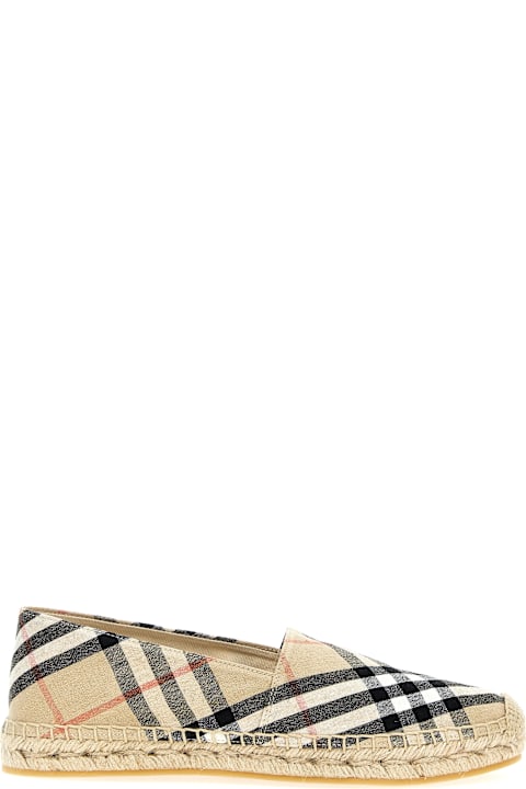 Burberry Shoes for Women Burberry Check Espadrilles