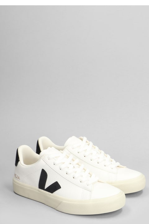 Sneakers for Women Veja Campo Sneakers In White Leather