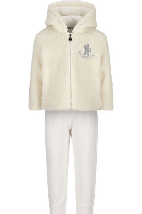 Bodysuits & Sets for Baby Boys Moncler Zip-up Long-sleeved Tracksuit