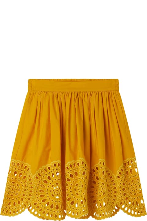 Bottoms for Girls Stella McCartney Kids Skirt With Embroidery