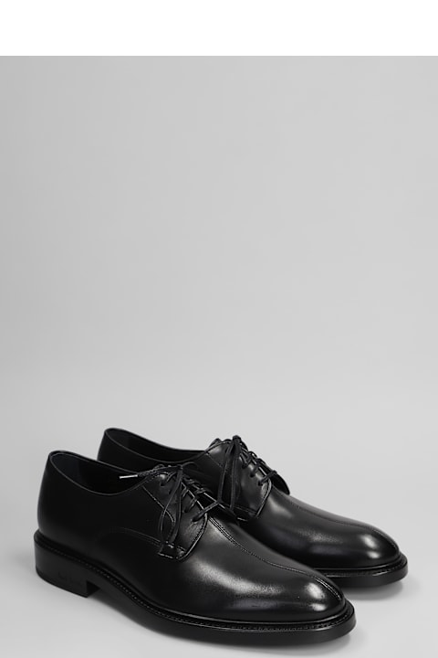 Paul Smith Loafers & Boat Shoes for Men Paul Smith Soloman Lace Up Shoes In Black Leather