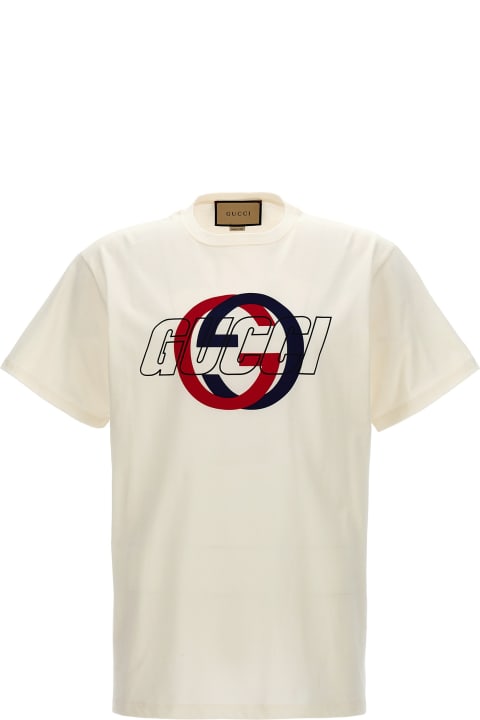 Clothing for Men Gucci Logo Print T-shirt