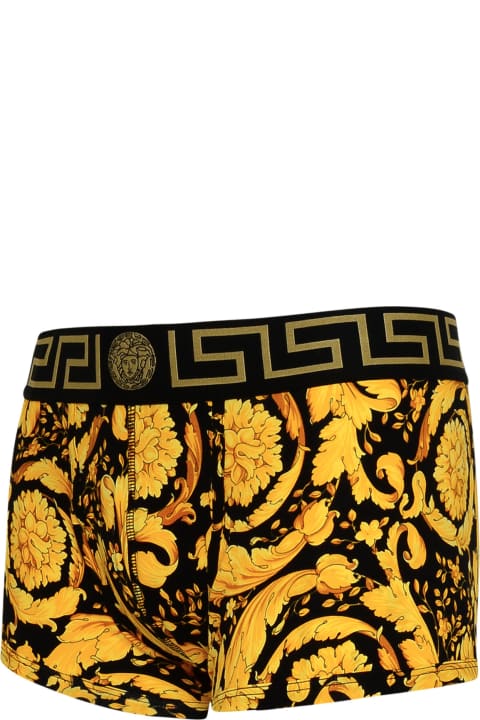 Versace for Men Versace Gold Cotton Boxer Shorts