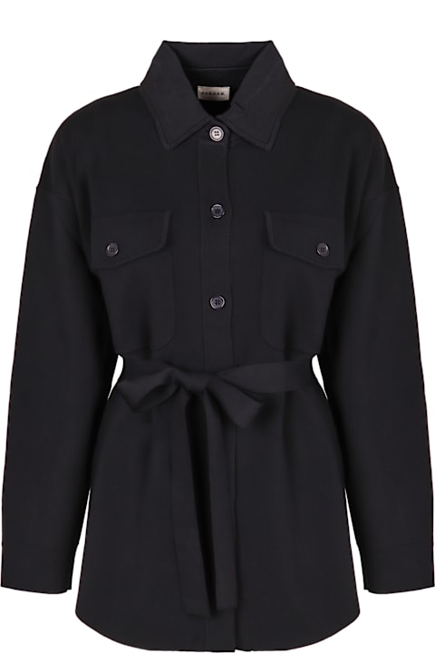 Parosh Coats & Jackets for Women Parosh Knit Shirt With Belt