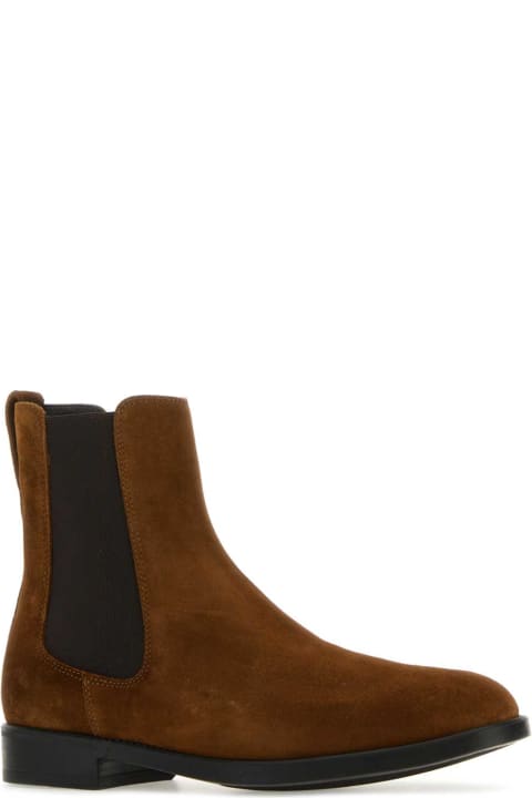 Tom Ford Boots for Women Tom Ford Caramel Suede Ankle Boots