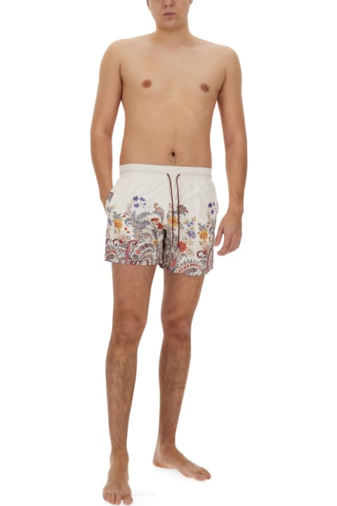 Swimwear for Men Etro Boxer Swimsuit With Print