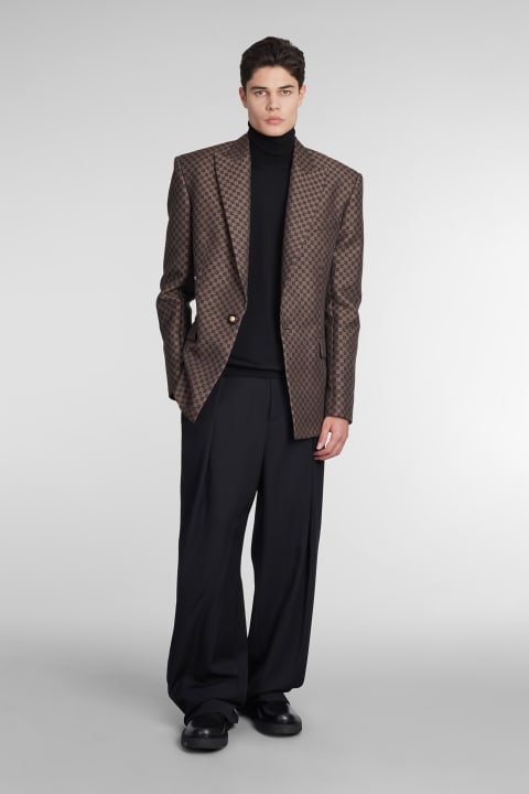 Balmain Clothing for Men Balmain Blazer In Brown Cotton