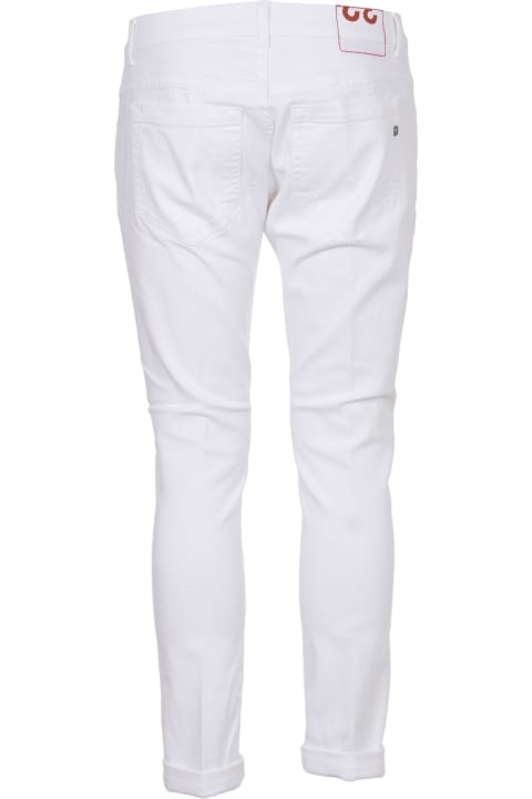 Fashion for Men Dondup White George Jeans